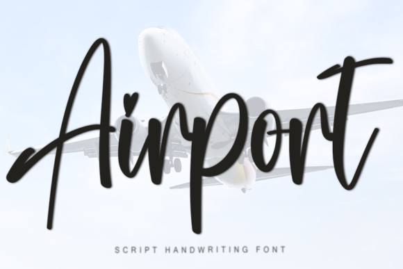 Airport: A Handwritten Font for Standout Campaign Visuals