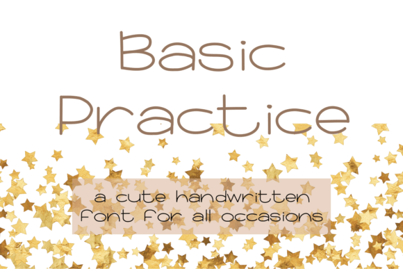Basic Practice: A Charming Handwritten Font for Editorial Design