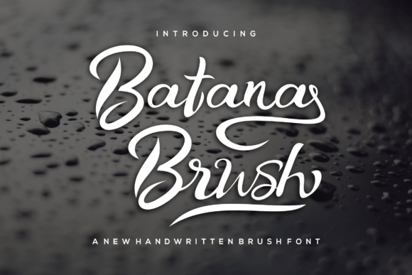 Batana Brush: A Handwritten Script Font That Elevates Digital Marketing Design