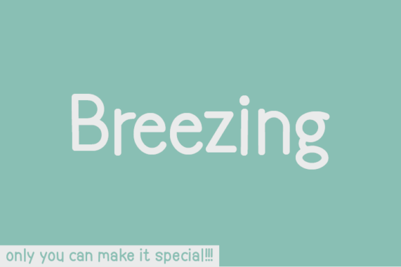 Breezing Font: A Breath of Fresh Air for Web Typography