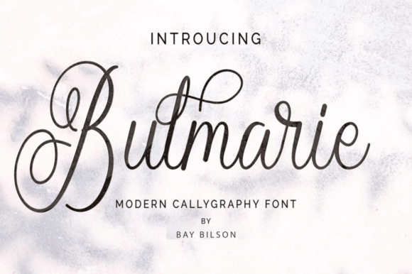 Bulmarie: A Handwritten Font That Elevates Digital Marketing Visuals