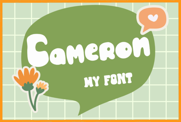 Cameron: A Super Cute Handwriting Font for Modern Branding Projects