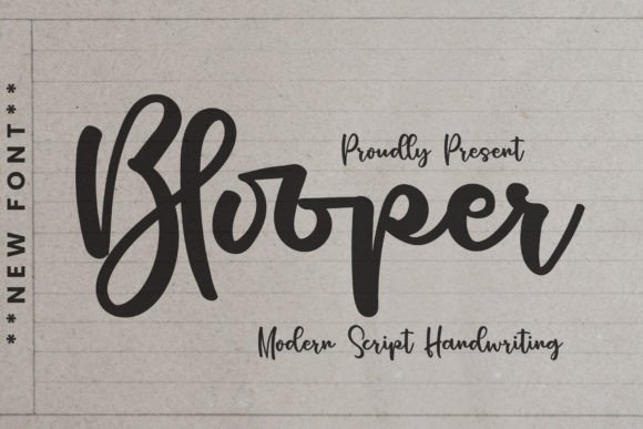 Choosing Blooper: A Web Designer’s Journey with a Handwritten Script Font