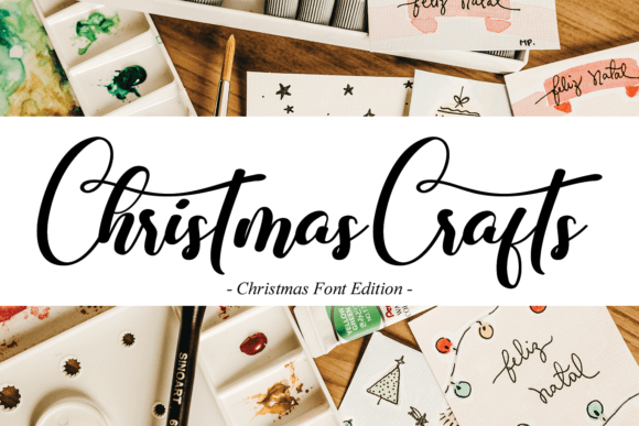 Christmas Crafts: A Handwritten Font That Brings Personality to Branding