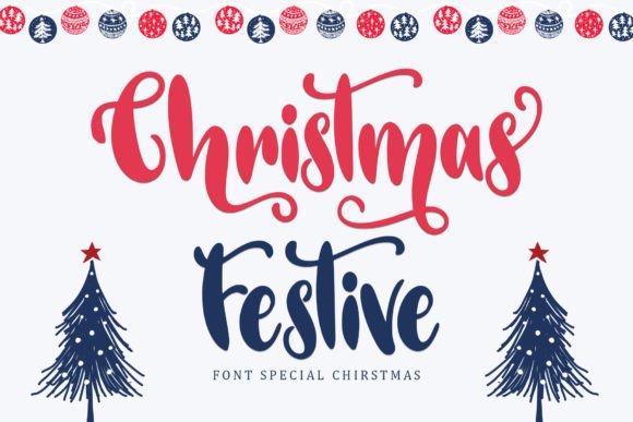 Christmas Festive: A Charming Handwritten Script Font for Editorial Design