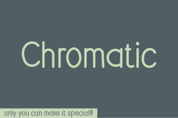 Chromatic: A Natural Handwritten Font for Modern Web Design Projects