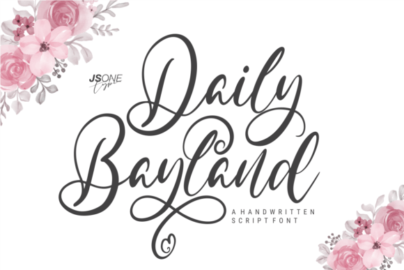 Daily Bayland: A Stylish Handwritten Font for Modern Marketing Campaigns