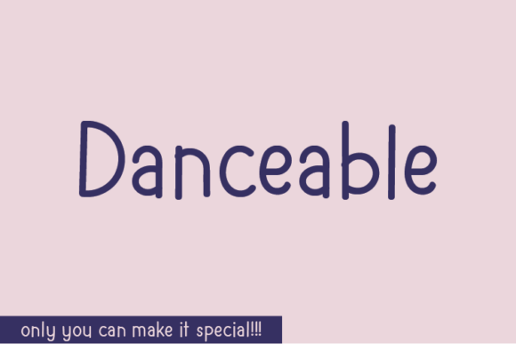 Danceable: A Unique Handwritten Font for Modern Web Design