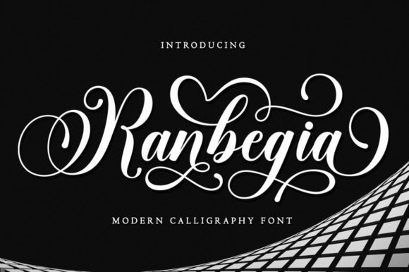 Elegant Script Font Ranbegia: Bringing Handmade Designs to Life