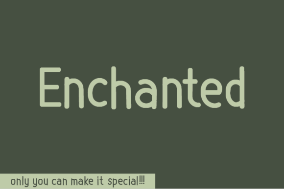 Enchanted: A Handwritten Font That Adds Magic to Craft and Product Design