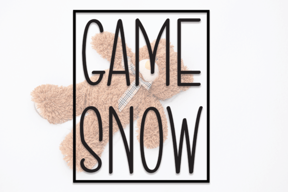 Game Snow: The Handwritten Font That Elevates Campaign Visuals