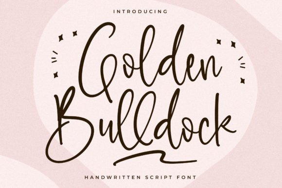 Golden Bulldock: A Handwritten Font That Elevates Campaign Typography