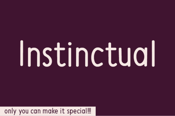 Instinctual: A Natural Handwritten Font for Scroll-Stopping Digital Campaigns