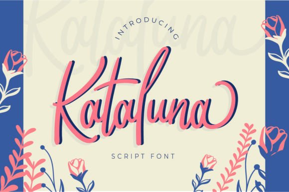 Kataluna: A Handwritten Script Font That Elevates Web Design Typography