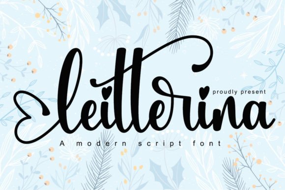 Leitterina Font: Elevating Your Brand with Elegant Script Typography