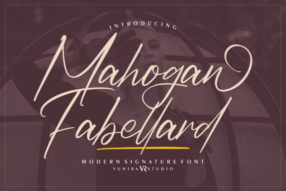 Mahogan Fabellard: A Handwritten Font for Scroll-Stopping Digital Campaigns