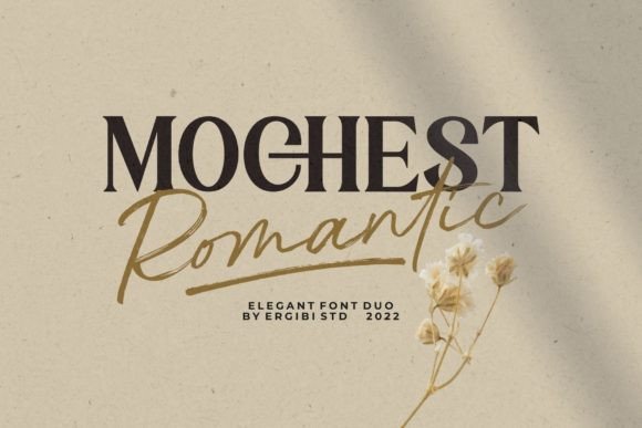 Mochest Romantic Duo: Elevating Editorial Design with Elegance