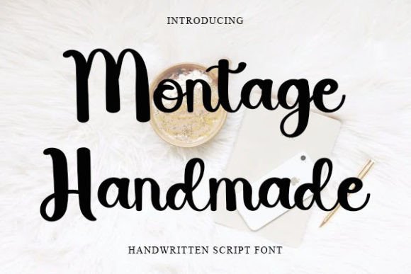 Montage Handmade: A Friendly Script Font That Elevates Small Business Branding