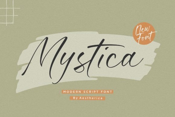 Mystica: A Designer’s Go-To Script Font for Modern Branding Projects