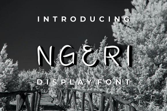 Ngeri: A Quirky Handwritten Font for Modern Web and Digital Design