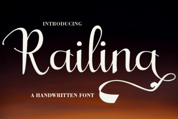 Railina: A Graceful Script Font for Elegant Editorial Design