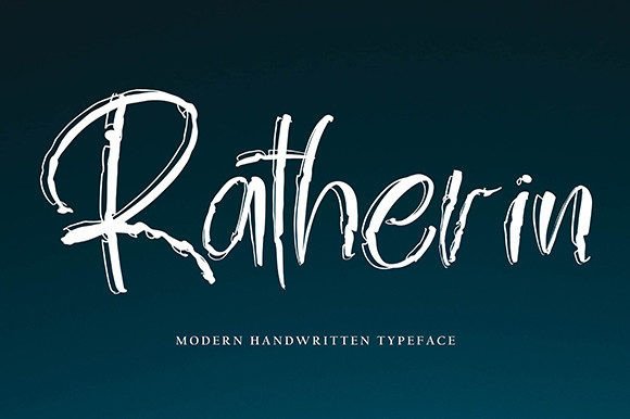 Ratherin: A Designer’s Take on This Script Amp Font