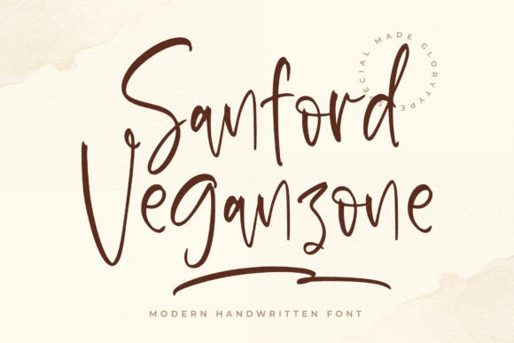 Sanford Veganzone: A Timeless Handwritten Font for Editorial Elegance