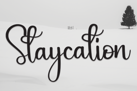 Staycation: A Handwritten Font for Modern Editorial Design