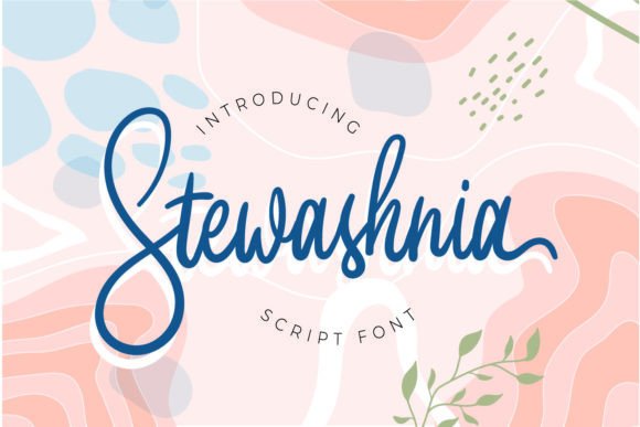 Stewashnia: A Script Font That Elevates Campaign Typography