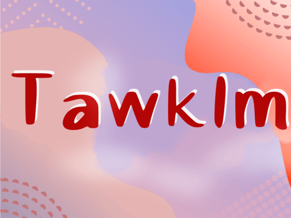 Tawklm: A Fun Handwritten Font for Creative Branding Projects