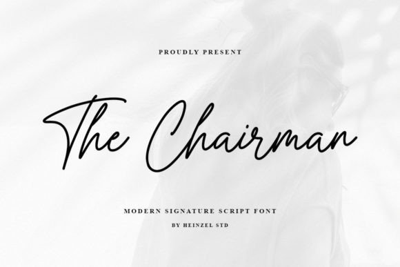 The Chairman: A Handwritten Font for Elegant Web Design