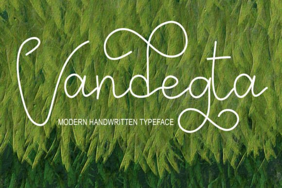 Vandegta: A Handwritten Font That Adds Personality to Modern Web Design