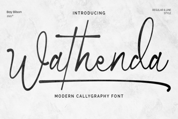 Wathenda: A Luxurious Handwritten Font for Scroll-Stopping Marketing Design