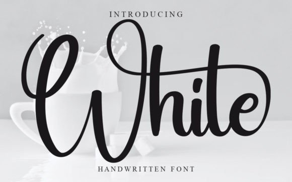 White: A Delicate Script Font for Elegant Web Design